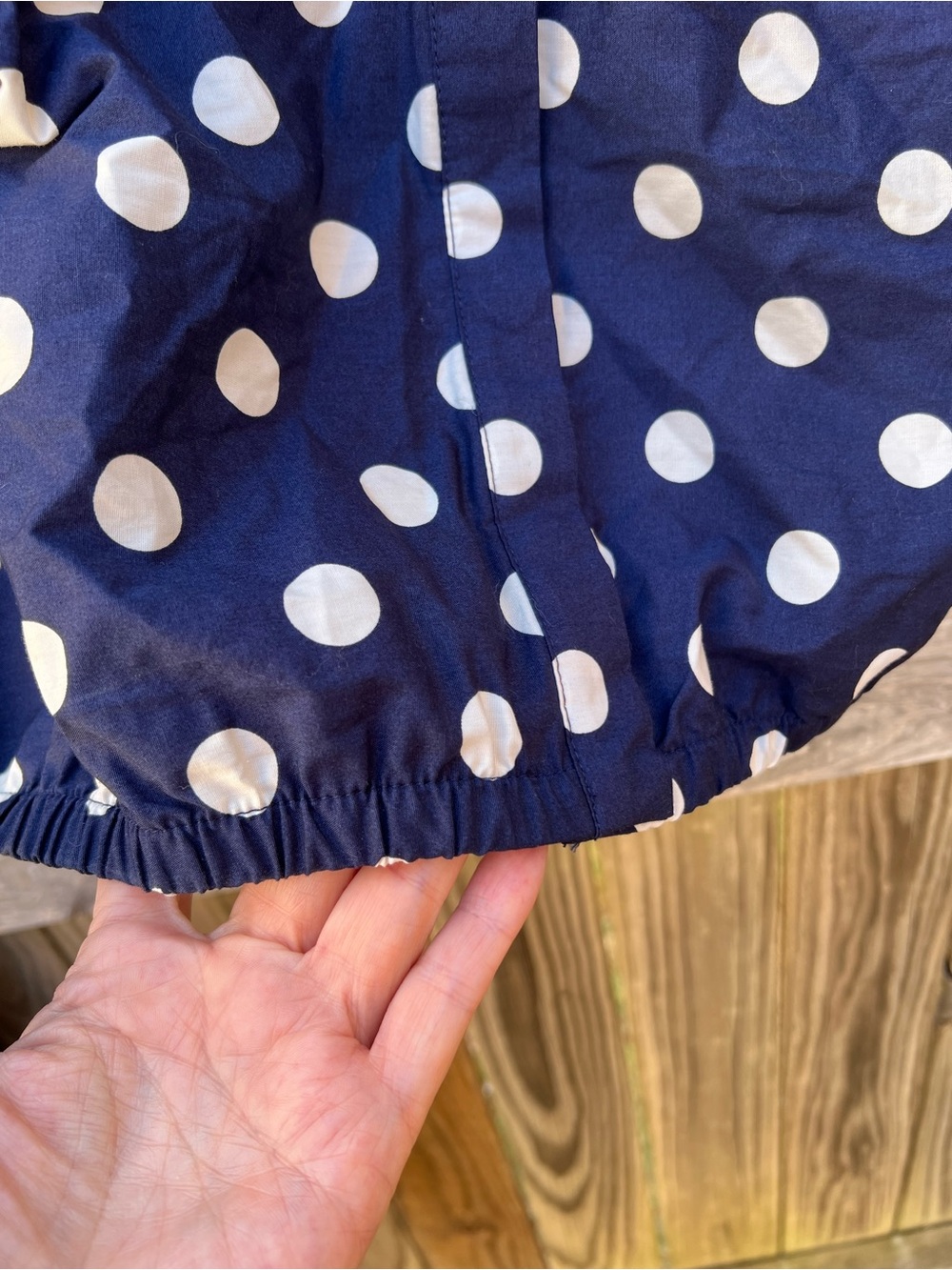 👗A New Day navy polka dot sleeveless top and skirt set - Picture 5 of 10